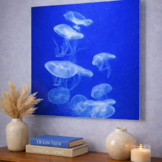 Acrylic Panel White Jellyfish