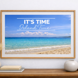 Mounted Frame Island Time