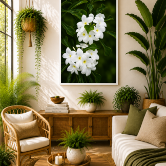Classic Frame Plumeria Pudica